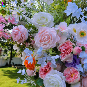 Arco de Flores Artificiales de Seda de Alta Calidad de la Serie de Colores Primaverales de LEDA Wholesale para Eventos de Planificación de Bodas - Product Image 3
