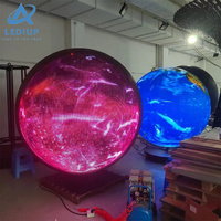 LEDIUP precio de fábrica esfera LED pantalla interactiva globo de bola redonda pantalla led