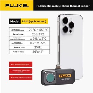 ISee TC01C Mobile Phone <b>Thermal</b> Imager Underfloor Heating <b>Thermal</b> Night <b>Vision</b> Multi-Palette Display Black Heat/Iron Red - Product Image 4