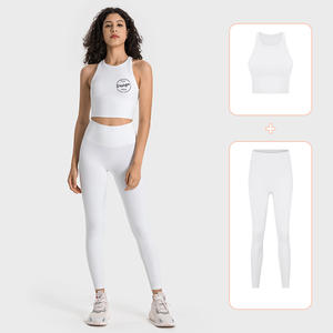 Conjunto <span class=keywords><strong>de</strong></span> Yoga <span class=keywords><strong>de</strong></span> nuevo diseño, <span class=keywords><strong>ropa</strong></span> deportiva <span class=keywords><strong>de</strong></span> entrenamiento, sujetador y mallas, conjunto <span class=keywords><strong>de</strong></span> 2 piezas, corte en V, Beck Y Back, conjuntos <span class=keywords><strong>de</strong></span> Yoga Sexy sin costuras, Fitness para mujer - Product Image 1