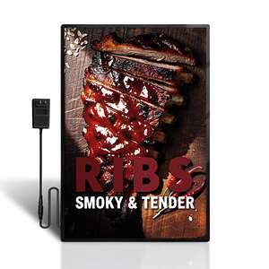 กล่องไฟกรอบรูปความสว่างสูง ป้ายไฟ LED สำหรับแสดง<span class=keywords><strong>เมนู</strong></span>บรันช์ที่เคาน์เตอร์บาร์ - Product Image 4