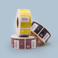 Étiquettes autocollantes, étiquettes de produits, étiquettes imperméables, autocollants de produits personnalisés imprimés pour l'emballage et les contenants cosmétiques