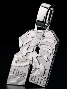 Pendentif en moissanite écologique, design de bijoux brillant et étincelant pour femmes et hommes, disponible au meilleur prix - Product Image 3