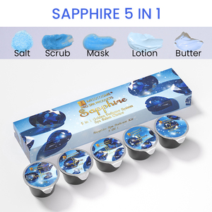 Kit Pedicure Spa 5 in 1 con Etichetta Privata OEM ODM, Collezione per la Cura dei Piedi con Sali Marini Naturali Detox, Confezione da 5 Passaggi - Product Image 2