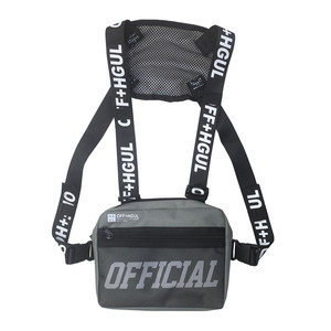 En gros Personnalisé grande bandoulière de sport en plein air fronde hommes unisexe gilet plate-forme sac de poitrine - Product Image 4