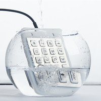 Clavier numérique en acier inoxydable à 16 touches, étanche IP68, rétroéclairé, antidéflagrant, certifié CE FCC, pour utilisation en extérieur, kiosque, usage industriel