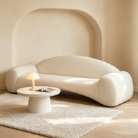 Canapé double en velours, adapté au salon et à la chambre, modèle multifonctionnel