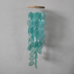 Carillons éoliens en coquillages Capiz naturels colorés en gros, artisanat en coquillages, cloches éoliennes, ornements pour rebords de fenêtre - Product Image 6