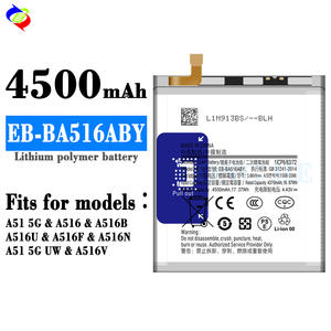 Новая сменная батарея 3.86V 4500mAh EB-BA516ABY для Samsung A51 5G A516 A516B A516U A516F A516N A51 5G UW A516V - Product Image 1