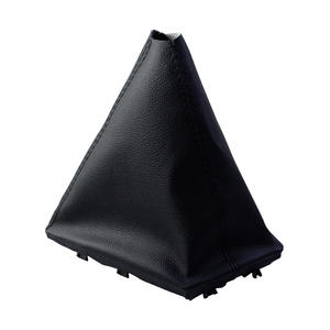 Couvre-poignée de levier de vitesses BMW F30 en cuir noir 5 vitesses 6 vitesses Transmission manuelle Accessoire - Product Image 1