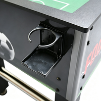 Grande table de baby-foot d'intérieur de compétition avec porte-gobelets intégrés pour bar et divertissement familial