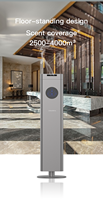 Diffuseurs d'arômes pour hôtels de luxe, diffuseurs électroniques élégants, diffuseurs d'arômes 1500 ml en aluminium, contrôle par application, diffuseur d'huiles essentielles, humidificateur