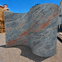 Revêtement mural flexible en pierre MCM de design luxueux, aspect pierre naturelle, panneaux en pierre souple pour la décoration de villas, cours et espaces extérieurs