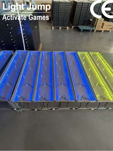 Outdoor Piano Interactive Piano Led Light Floor Tile Ip68 Waterproof Rgb Floor 80X30X6CM