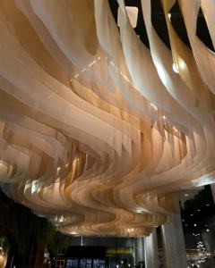 Excelentes Decoraciones de Tul de Fibra para Bodas y Grandes Eventos para Decoración de Techos en Restaurantes, Teatros y Salones - Product Image 4