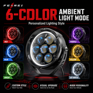 Luz Auxiliar Inteligente para Motocicleta Ferei, Resistente al Agua IPX8, Luz LED Antiniebla para BMW, <span class=keywords><strong>Honda</strong></span> Goldwing, Harley Davidson - Product Image 5