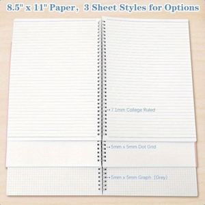 Organizador/Planificador Personalizado de Alta Calidad con Espiral, Cubierta de Papel Offset de 5 Pulgadas, Encuadernación en Blanco - Product Image 4