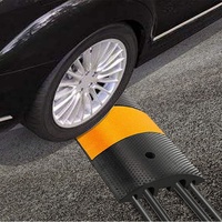 Ralentisseur extérieur en caoutchouc avec gaine de protection pour câbles, rampe en caoutchouc pour passage de véhicules