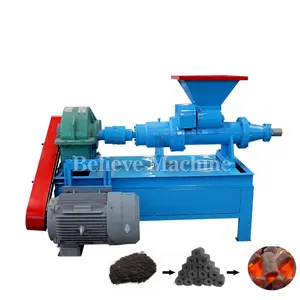 Machine automatique à économie d'énergie pour la fabrication de briquettes de charbon de bois pour shisha bbq Machine complète de fabrication de briquettes de charbon de bois