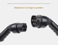 Nouvel adaptateur de câble de charge EV Type 2, prise d'extension pour véhicule électrique, courant nominal 32A, norme IEC62196-2, garantie 1 an