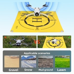 แผ่นรองลงจอดและขึ้นบินแบบพับได้ทำจาก PVC ใช้ได้กับโดรน <span class=keywords><strong>Mavic</strong></span> 3 Air 3/2S และ <span class=keywords><strong>Mini</strong></span> <span class=keywords><strong>3Pro</strong></span> ผลิตในประเทศจีน - Product Image 2