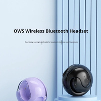 Auriculares Inalámbricos de Diseño Abierto con Gancho Estable para la Oreja, Batería de Larga Duración, Llamadas Nítidas para Gimnasio y Deportes
