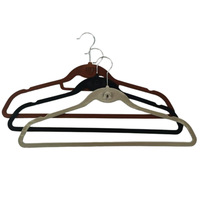 Cintres triangulaires antidérapants sans trace pour vêtements, en silicone liquide épaissi, design moderne et minimaliste pour manteaux et vêtements