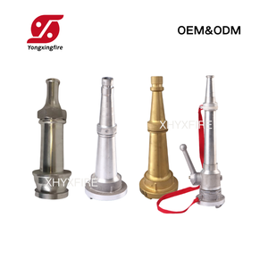 Buse de pulvérisation à jet de 1,5 pouce et 2,5 pouces en laiton pour incendie avec raccord britannique, buse de lutte contre l'incendie flexible - Product Image 2