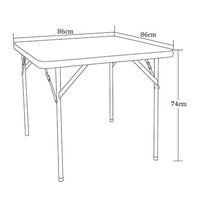 Oeytree, Prix Usine, Vente en Gros, Table Pliante d'Extérieur Légère et Portable au Design Moderne pour Camping, Cour, Hôpital et Appartement