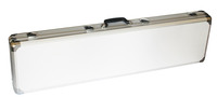 Étui rigide portable pour guitare/basse en aluminium ABS de 53 pouces avec rembourrage en mousse, étanche et antichoc