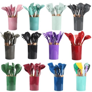 12pcs <b>Kitchen</b> <b>Gadgets</b> Cooking <b>Tools</b> Non Stick <b>Kitchen</b> Utensils Set Silicone Cooking Utensils Set - Product Image 1