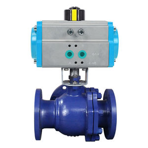 <span class=keywords><strong>2</strong></span> pulgadas <span class=keywords><strong>3</strong></span> V 12V 24V hembra roscado de acero de fundición de actuador neumático brida de <span class=keywords><strong>3</strong></span> piezas de la válvula de bola - Product Image 3