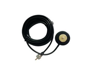 NB60 55mm NMO Mount Base magnética 5M RG58 Cable Enchufe DE LA <span class=keywords><strong>PL</strong></span>-259 50 Ohm Impedancia Coche Antena de comunicación de radio móvil - Product Image 1