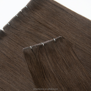Extensions de cheveux vierges russes Genius Weft Double Drawn de qualité supérieure 2026 avec trous pour salon - Product Image 1