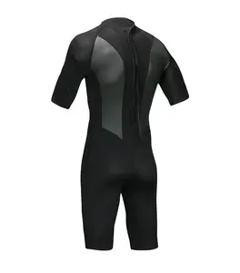 Roupa de mergulho de neoprene para mergulho e surf, roupa esportiva de corpo inteiro com zíper traseiro de 3 mm para adultos, à prova d'água, 2,5 mm