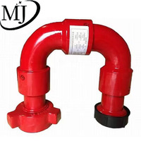 Coude pivotant Chiksan à rayon long style API6A 10 en acier allié forgé, raccord à marteau Fig1502 pour collecteur de fracturation de champ pétrolier