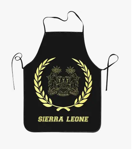 Delantal con la Bandera <span class=keywords><strong>de</strong></span> Sierra Leona al por Mayor, Delantal para Cocina, Repostería y Jardinería para Mujeres y Hombres, Delantales Divertidos y Creativos para Regalo - Product Image 2