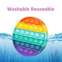 Jouets sensoriels en silicone à bulles pour la décompression, soulagement du stress, anti-anxiété, produits sportifs et de divertissement