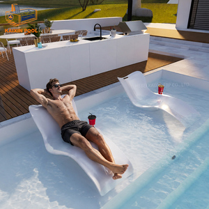 Chaise longue d'extérieur grande taille pour piscine, transat de piscine pour hôtel, chaise longue de piscine - Product Image 5