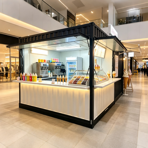 Quiosco de Comida Prefabricado y Expandible, Puesto Móvil de Helados para Exteriores, Puesto Ambulante de <span class=keywords><strong>Venta</strong></span> de Snacks - Product Image 1