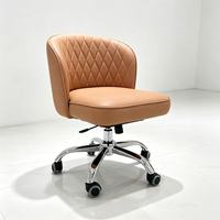 Chaise de bureau exécutive moderne en PU Bomacy, réglable en hauteur, pour technicien en ongles, salon de beauté, dossier pivotant commercial, vente en gros