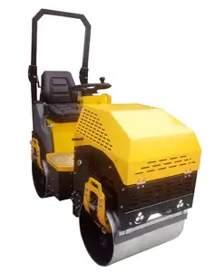 1 Ton Diesel Engine Double Drums Mini Vibratory Compactor Road Roller