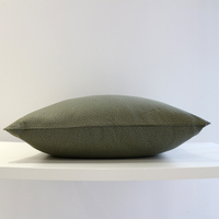 Housse de coussin Euro en satin 400 fils 100 % coton à fibres longues, imprimée sur mesure, pour la décoration intérieure