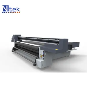 Der neueste digitale Tintenstrahl-Glas-Textilstoff-Drucker 3321R großformatiger UV-Plattenrollen-Integrierter Drucker