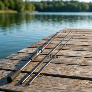 Canne à pêche ultra-résistante en carbone à action rapide 3,3 m et 3,6 m pour la pêche en lac, en ruisseau, sur roche et à la carpe - Product Image 3