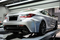 Kit carrosserie en fibre de carbone pour Lexus RCF, style OD, haute qualité, comprenant lèvre avant, jupes latérales, diffuseur et spoiler.