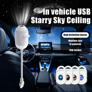USB-Sternprojektor Galaxie-Nachtlicht Auto-Innenraum-Atmosphärenlampe für Schlafzimmerdekoration - Product Image 4