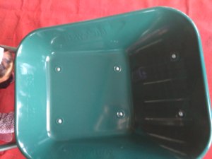 Brouette de chantier robuste <span class=keywords><strong>Haemmerlin</strong></span> Style WB6400, type français, à 1 roue, avec plateau en acier de 100 L, pour usage industriel sur chantier de construction - Product Image 2