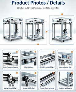 Imprimante 3D FDM de grande taille, directement de l'usine, pour l'outillage industriel, les moules et les pièces de grande envergure, construite avec une soudure de précision intégrée - Product Image 5