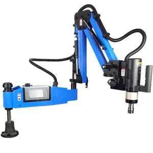 Machine à tarauder électrique M2-M16 Servo CNC avec bras oscillant universel étendu pour le filetage de tuyaux en acier - Product Image 1